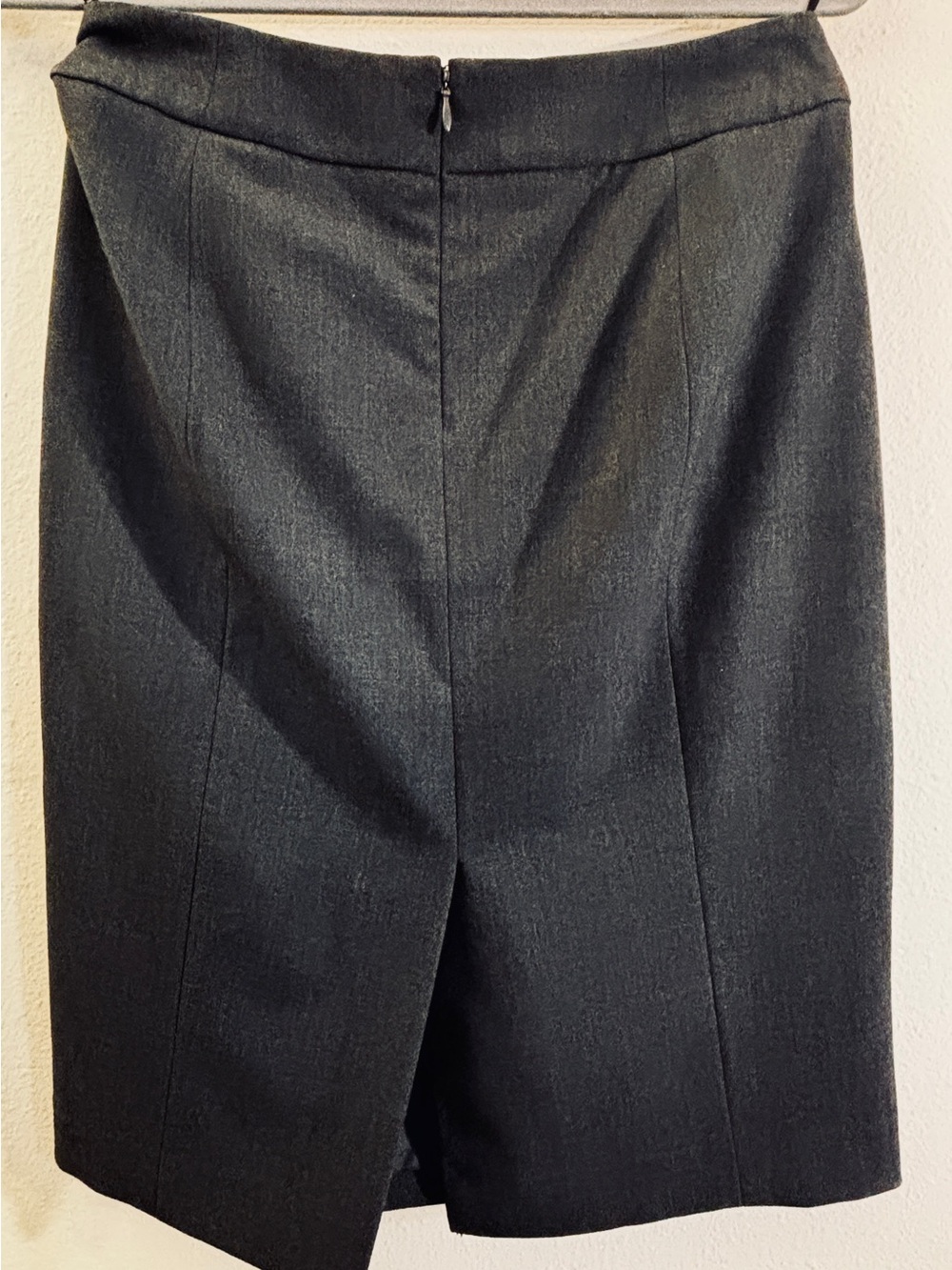 NWOT Petite Calvin Klein Tailored Charcoal Gray Pencil Skirt Suit - Picture 11 of 12